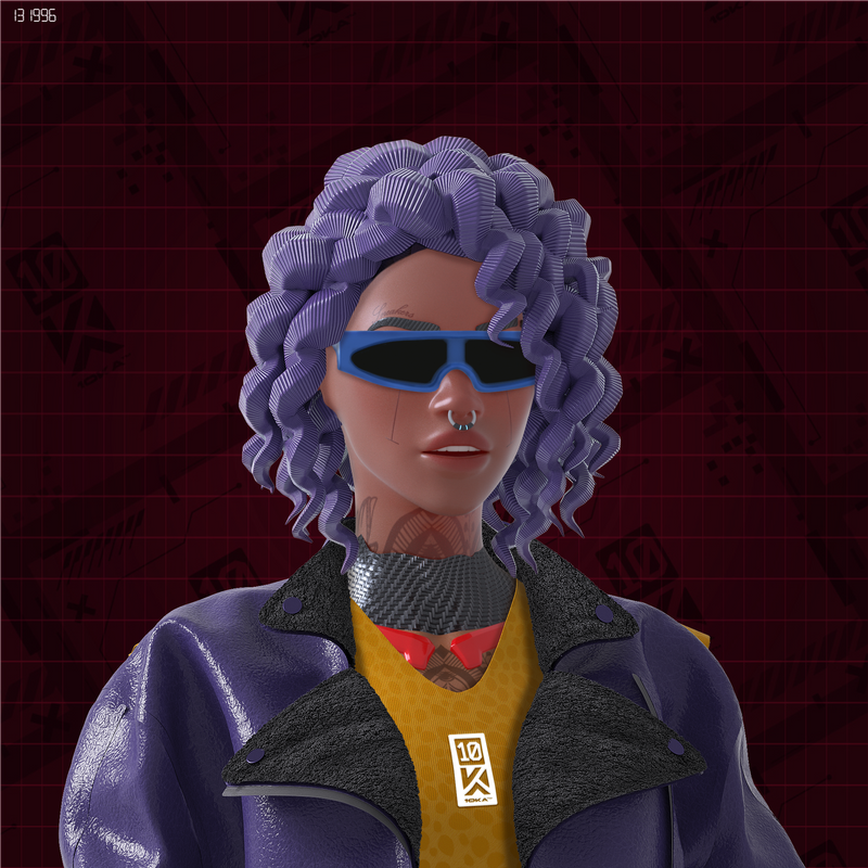 Avatar 10KA #001 — Identidad Digital (Edición Verde Femenina)