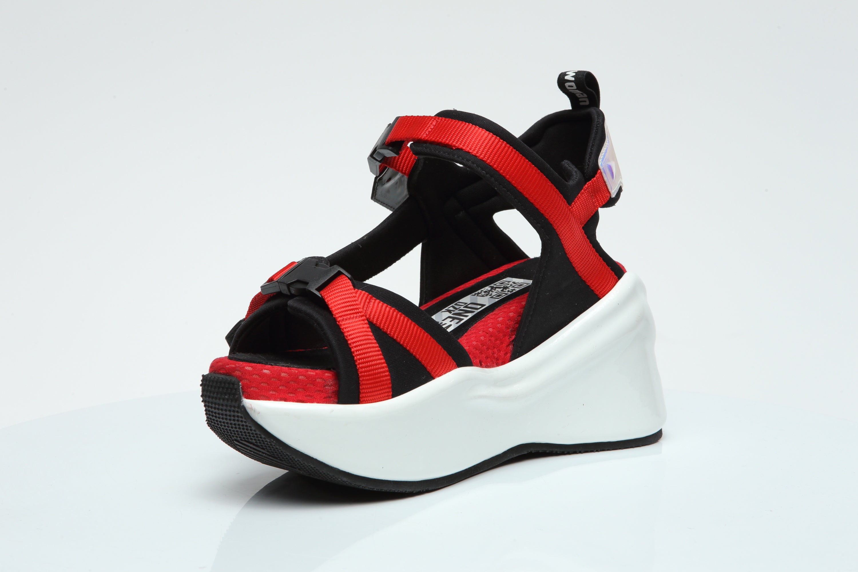 SANDALIA CHUNKY REBEL // Edición Rojo-Negro (2019)