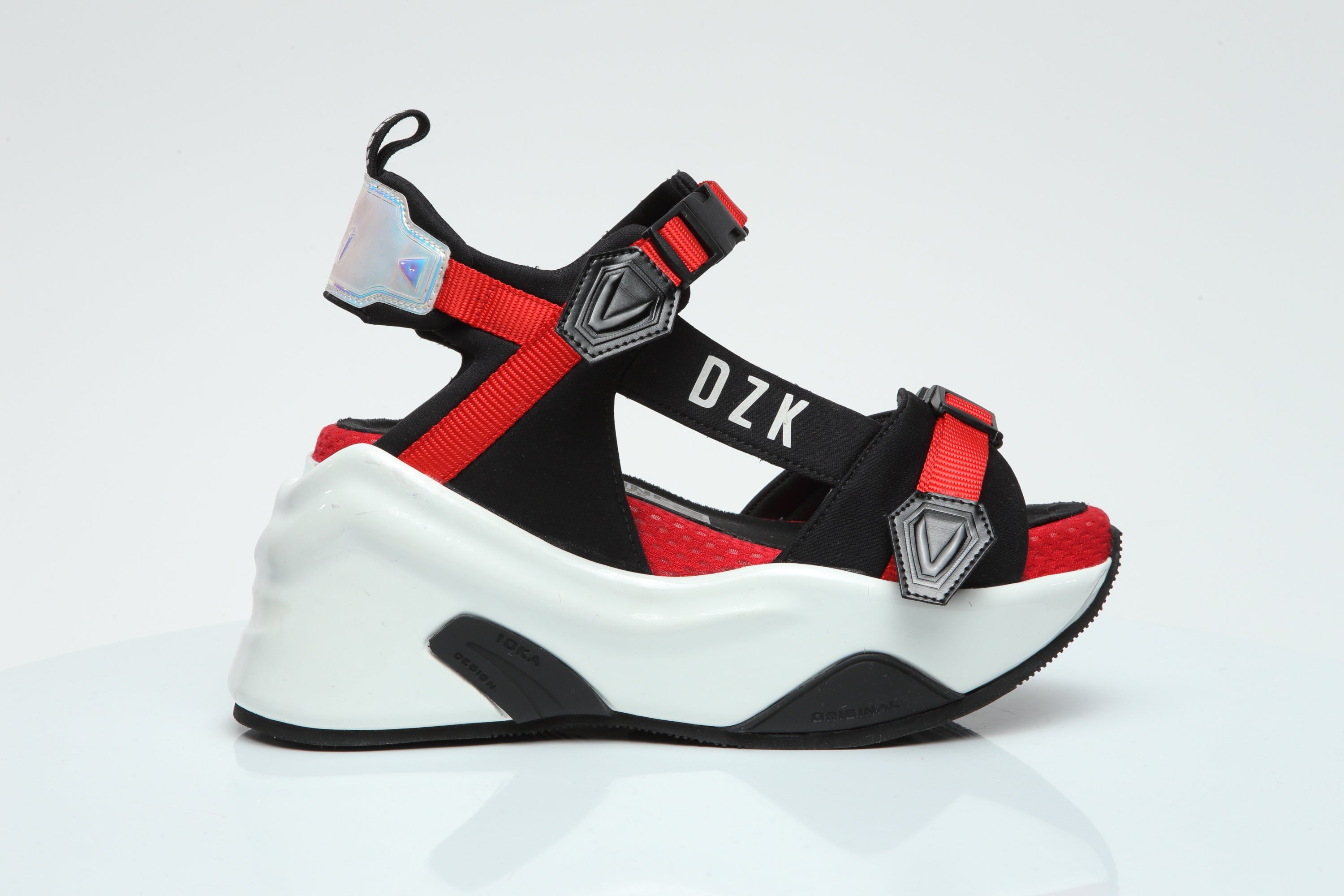 SANDALIA CHUNKY REBEL // Edición Rojo-Negro (2019)
